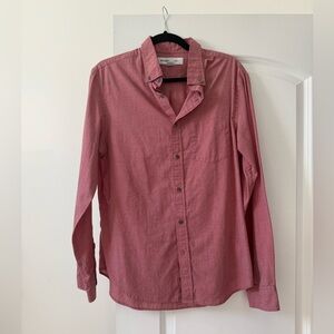 Old Navy Men's Casual Salmon Slim Fit Shirt